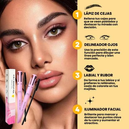 Lápiz de maquillaje multifunción 4 en 1 (1 + 1 GRATIS)